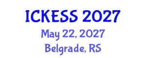 International Conference on Kinesiology, Exercise and Sport Sciences (ICKESS) May 22, 2027 - Belgrade, Serbia