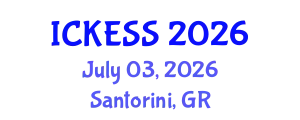International Conference on Kinesiology, Exercise and Sport Sciences (ICKESS) July 03, 2026 - Santorini, Greece