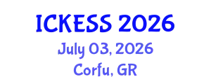 International Conference on Kinesiology, Exercise and Sport Sciences (ICKESS) July 03, 2026 - Corfu, Greece