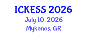International Conference on Kinesiology, Exercise and Sport Sciences (ICKESS) July 10, 2026 - Mykonos, Greece