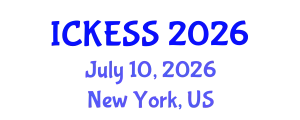 International Conference on Kinesiology, Exercise and Sport Sciences (ICKESS) July 10, 2026 - New York, United States