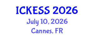 International Conference on Kinesiology, Exercise and Sport Sciences (ICKESS) July 10, 2026 - Cannes, France