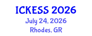 International Conference on Kinesiology, Exercise and Sport Sciences (ICKESS) July 24, 2026 - Rhodes, Greece