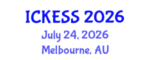 International Conference on Kinesiology, Exercise and Sport Sciences (ICKESS) July 24, 2026 - Melbourne, Australia