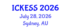 International Conference on Kinesiology, Exercise and Sport Sciences (ICKESS) July 28, 2026 - Sydney, Australia