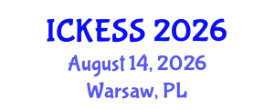 International Conference on Kinesiology, Exercise and Sport Sciences (ICKESS) August 14, 2026 - Warsaw, Poland
