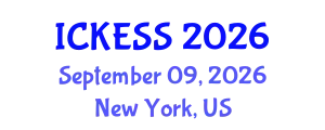 International Conference on Kinesiology, Exercise and Sport Sciences (ICKESS) September 09, 2026 - New York, United States