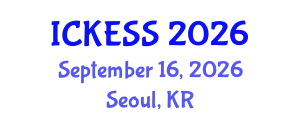 International Conference on Kinesiology, Exercise and Sport Sciences (ICKESS) September 16, 2026 - Seoul, Republic of Korea