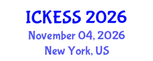 International Conference on Kinesiology, Exercise and Sport Sciences (ICKESS) November 04, 2026 - New York, United States