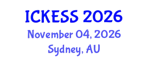 International Conference on Kinesiology, Exercise and Sport Sciences (ICKESS) November 04, 2026 - Sydney, Australia