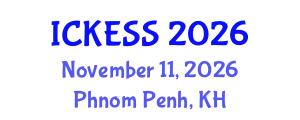 International Conference on Kinesiology, Exercise and Sport Sciences (ICKESS) November 11, 2026 - Phnom Penh, Cambodia