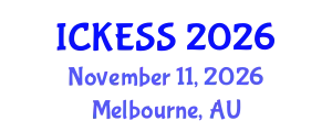 International Conference on Kinesiology, Exercise and Sport Sciences (ICKESS) November 11, 2026 - Melbourne, Australia