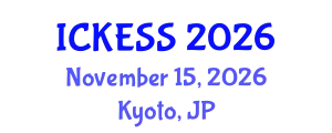 International Conference on Kinesiology, Exercise and Sport Sciences (ICKESS) November 15, 2026 - Kyoto, Japan