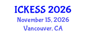 International Conference on Kinesiology, Exercise and Sport Sciences (ICKESS) November 15, 2026 - Vancouver, Canada