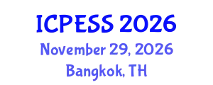 International Conference on Physical Education and Sport Science (ICPESS) November 29, 2026 - Bangkok, Thailand