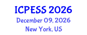 International Conference on Physical Education and Sport Science (ICPESS) December 09, 2026 - New York, United States