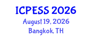International Conference on Physical Education and Sport Science (ICPESS) August 19, 2026 - Bangkok, Thailand