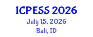 International Conference on Physical Education and Sport Science (ICPESS) July 15, 2026 - Bali, Indonesia