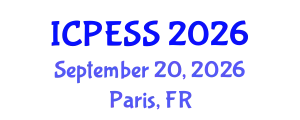 International Conference on Physical Education and Sport Science (ICPESS) September 20, 2026 - Paris, France