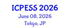 International Conference on Physical Education and Sport Science (ICPESS) June 08, 2026 - Tokyo, Japan