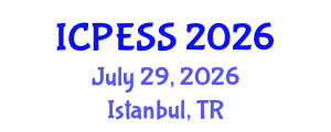 International Conference on Physical Education and Sport Science (ICPESS) July 29, 2026 - Istanbul, Turkey