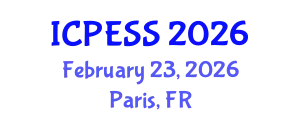 International Conference on Physical Education and Sport Science (ICPESS) February 23, 2026 - Paris, France