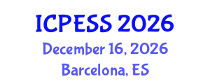 International Conference on Physical Education and Sport Science (ICPESS) December 16, 2026 - Barcelona, Spain