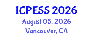International Conference on Physical Education and Sport Science (ICPESS) August 05, 2026 - Vancouver, Canada