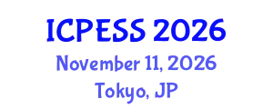 International Conference on Physical Education and Sport Science (ICPESS) November 11, 2026 - Tokyo, Japan