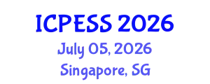 International Conference on Physical Education and Sport Science (ICPESS) July 05, 2026 - Singapore, Singapore