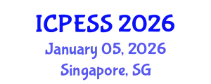 International Conference on Physical Education and Sport Science (ICPESS) January 05, 2026 - Singapore, Singapore