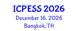 International Conference on Physical Education and Sport Science (ICPESS) December 16, 2026 - Bangkok, Thailand