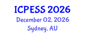 International Conference on Physical Education and Sport Science (ICPESS) December 02, 2026 - Sydney, Australia