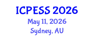 International Conference on Physical Education and Sport Science (ICPESS) May 11, 2026 - Sydney, Australia