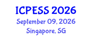 International Conference on Physical Education and Sport Science (ICPESS) September 09, 2026 - Singapore, Singapore