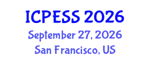 International Conference on Physical Education and Sport Science (ICPESS) September 27, 2026 - San Francisco, United States