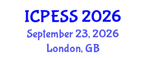 International Conference on Physical Education and Sport Science (ICPESS) September 23, 2026 - London, United Kingdom