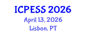 International Conference on Physical Education and Sport Science (ICPESS) April 13, 2026 - Lisbon, Portugal