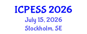 International Conference on Physical Education and Sport Science (ICPESS) July 15, 2026 - Stockholm, Sweden