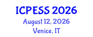International Conference on Physical Education and Sport Science (ICPESS) August 12, 2026 - Venice, Italy