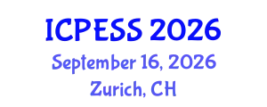 International Conference on Physical Education and Sport Science (ICPESS) September 16, 2026 - Zurich, Switzerland