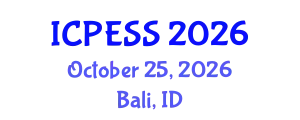 International Conference on Physical Education and Sport Science (ICPESS) October 25, 2026 - Bali, Indonesia