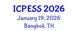 International Conference on Physical Education and Sport Science (ICPESS) January 19, 2026 - Bangkok, Thailand