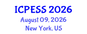 International Conference on Physical Education and Sport Science (ICPESS) August 09, 2026 - New York, United States
