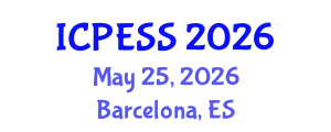International Conference on Physical Education and Sport Science (ICPESS) May 25, 2026 - Barcelona, Spain