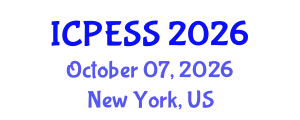 International Conference on Physical Education and Sport Science (ICPESS) October 07, 2026 - New York, United States
