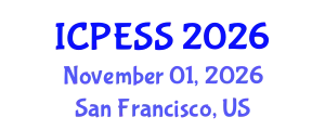 International Conference on Physical Education and Sport Science (ICPESS) November 01, 2026 - San Francisco, United States