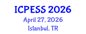 International Conference on Physical Education and Sport Science (ICPESS) April 27, 2026 - Istanbul, Turkey
