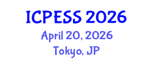 International Conference on Physical Education and Sport Science (ICPESS) April 20, 2026 - Tokyo, Japan