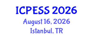 International Conference on Physical Education and Sport Science (ICPESS) August 16, 2026 - Istanbul, Turkey